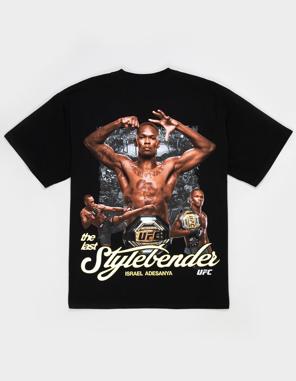 UFC Israel Adesanya Mens Boxy Tee - BLACK | Tillys