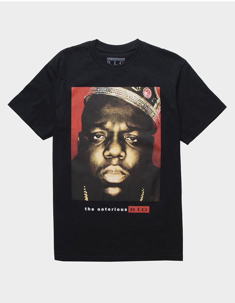 MERCH TRAFFIC Notorious B.I.G. Biggie Crown Mens T-Shirt image number 0