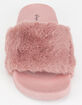 QUPID Faux Fur Mauve Womens Sandals image number 5
