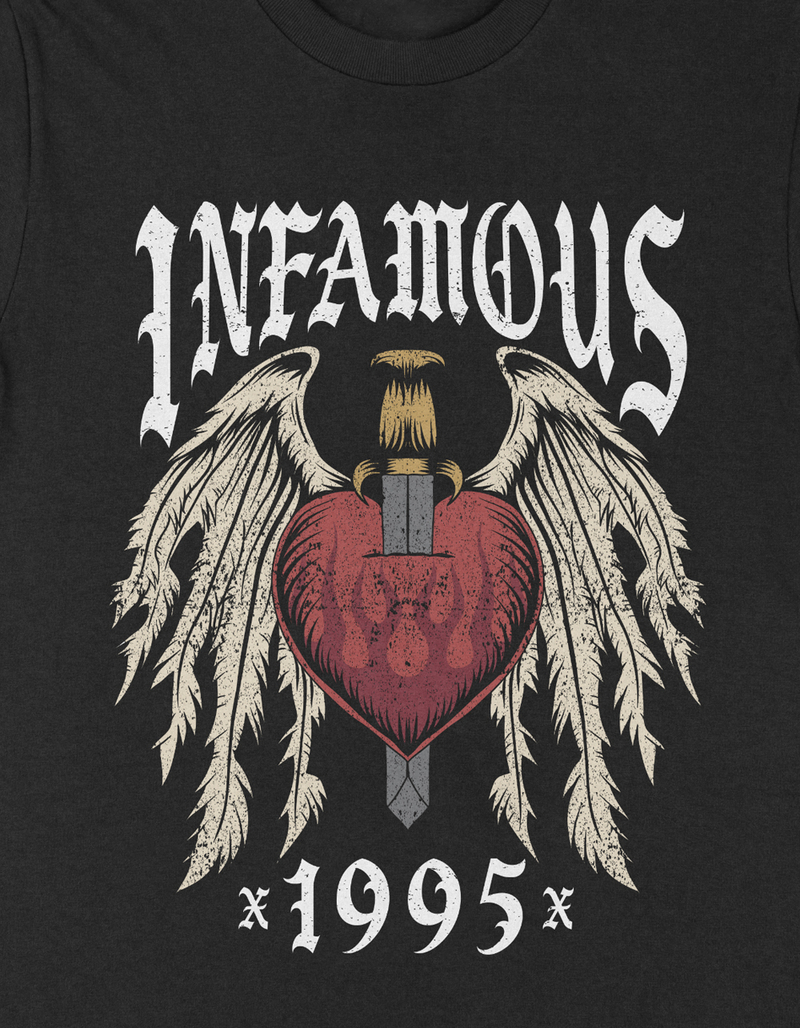 INFAMOUS Dagger Heart Unisex Tee image number 1