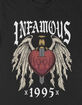 INFAMOUS Dagger Heart Unisex Tee image number 2