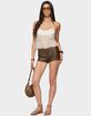 EDIKTED Amarie Sheer Lace Halter Top image number 5