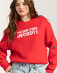 HYPE AND VICE Ohio State University Womens Crewneck Sweatshirt image number 2