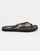 VANS Soft-Top Leopard Womens Sandals image number 2