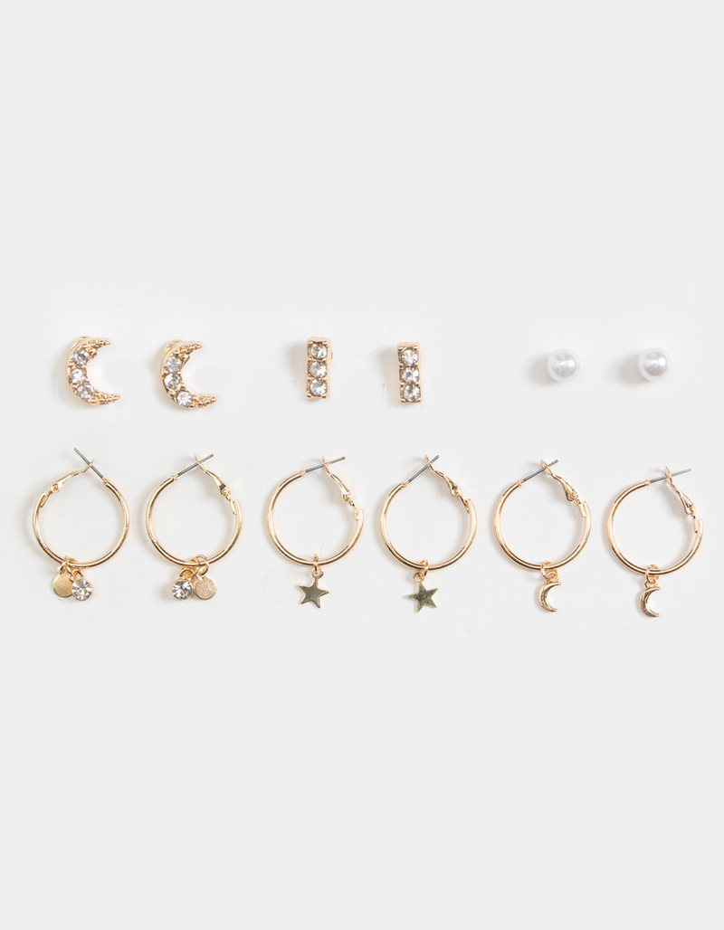 FULL Tilt Celestial Hoop Earring Set image number 0
