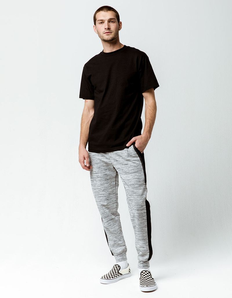 BROOKLYN CLOTH Space Dye Marled Knit Mens Jogger Pants image number 1