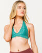FULL TILT Haley Lace Emerald Bralette image number 2