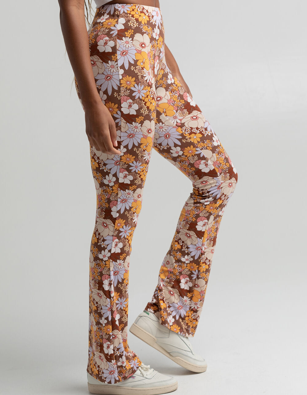 RSQ Womens Floral Flare Pants - MULTI 