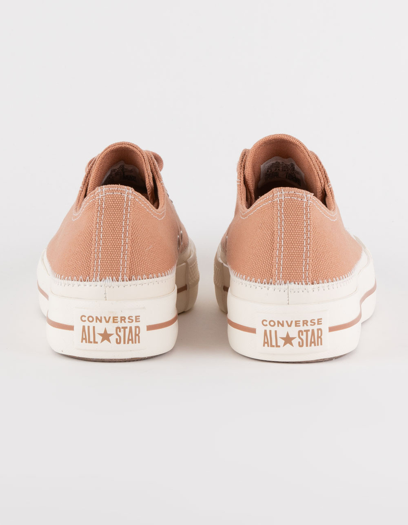 CONVERSE Chuck Taylor All Star Lift Platform Stitching Womens Low Top Shoes image number 3