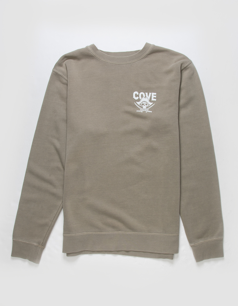 COVE SURF CO. Jolly Roger Mens Crewneck Sweatshirt image number 0