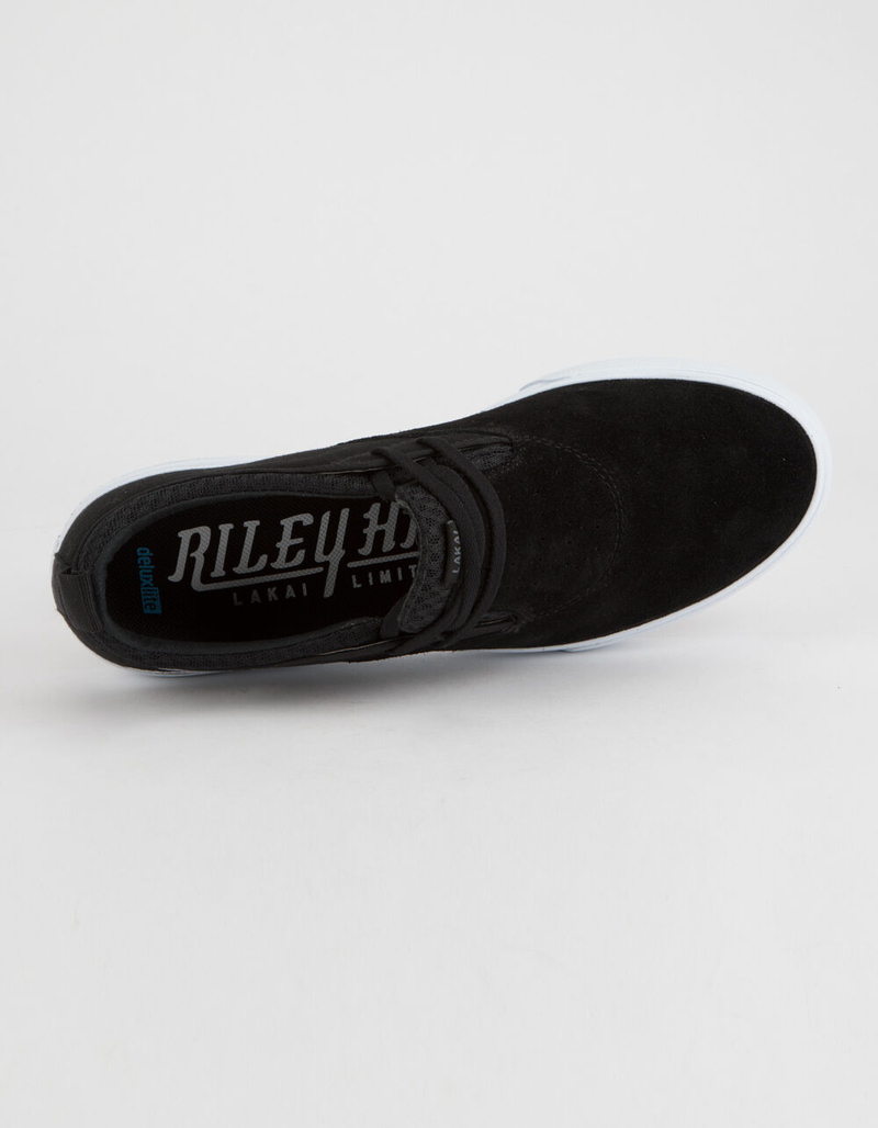 LAKAI Riley Hawk 2 Black Mens Shoes image number 2