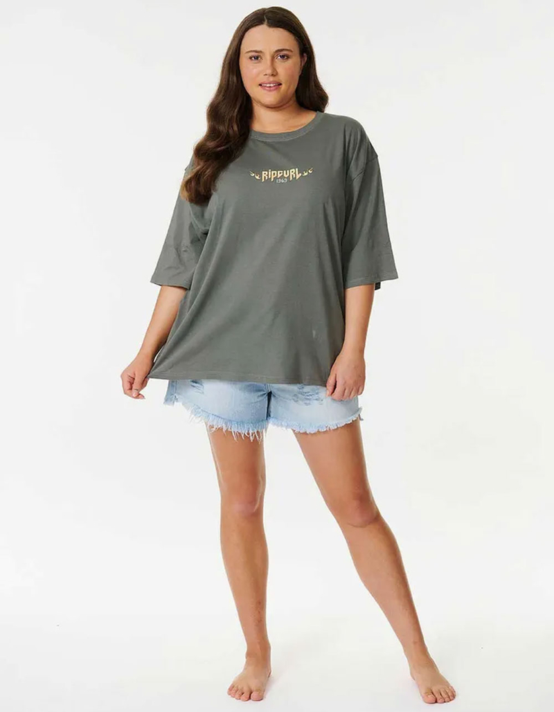 RIP CURL Tour Heritage Womens Oversized Tee image number 8
