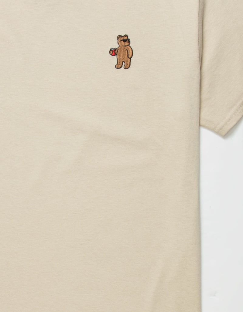 RIOT SOCIETY Bear Mens Tee - SAND