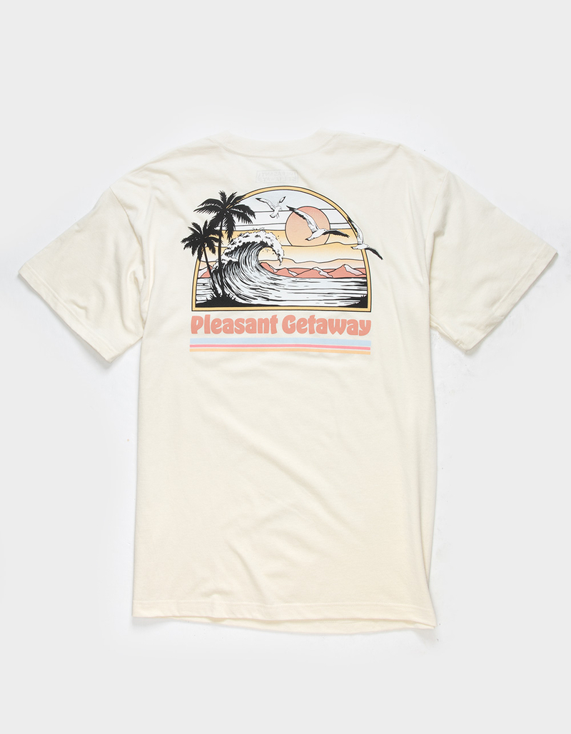PLEASANT GETAWAY Beach Vibes Mens Tee image number 0