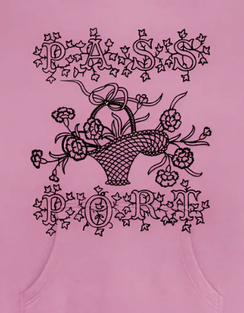 PASS~PORT Edible Flowers Mens Hoodie image number 1