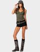 EDIKTED Kathryn Gathered Lacey Tank Top image number 2