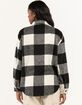 LOVE TREE Buffalo Plaid Womens Shacket  image number 3