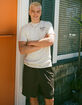 RSQ Mens Embroidered Mesh Shorts image number 5