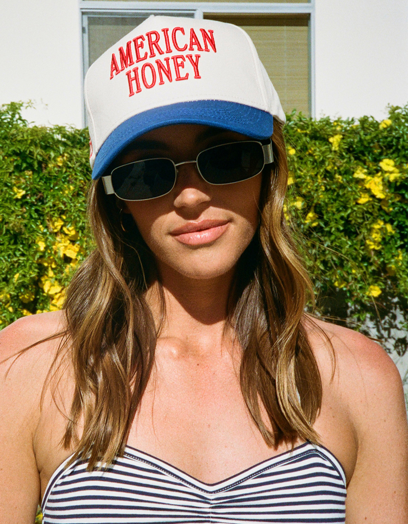 KENZ KUSTOMZ American Honey Womens Snapback Hat image number 4