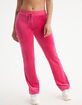 JUICY COUTURE OG Big Bling Womens Velour Track Pants image number 2