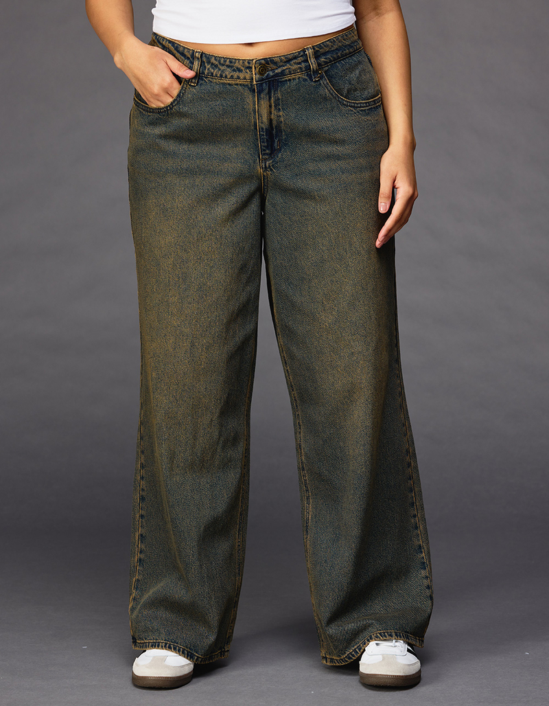 RSQ Womens Low Rise Baggy Jeans image number 5