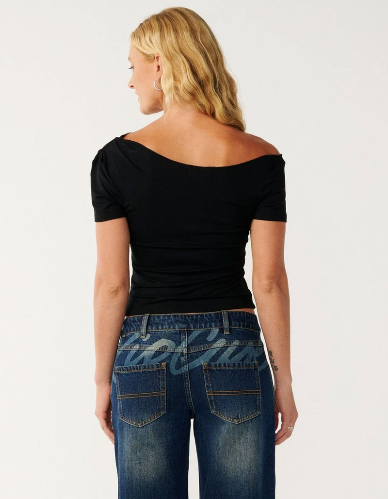 RIP CURL RC Womens Off The Shoulder Tee image number 3
