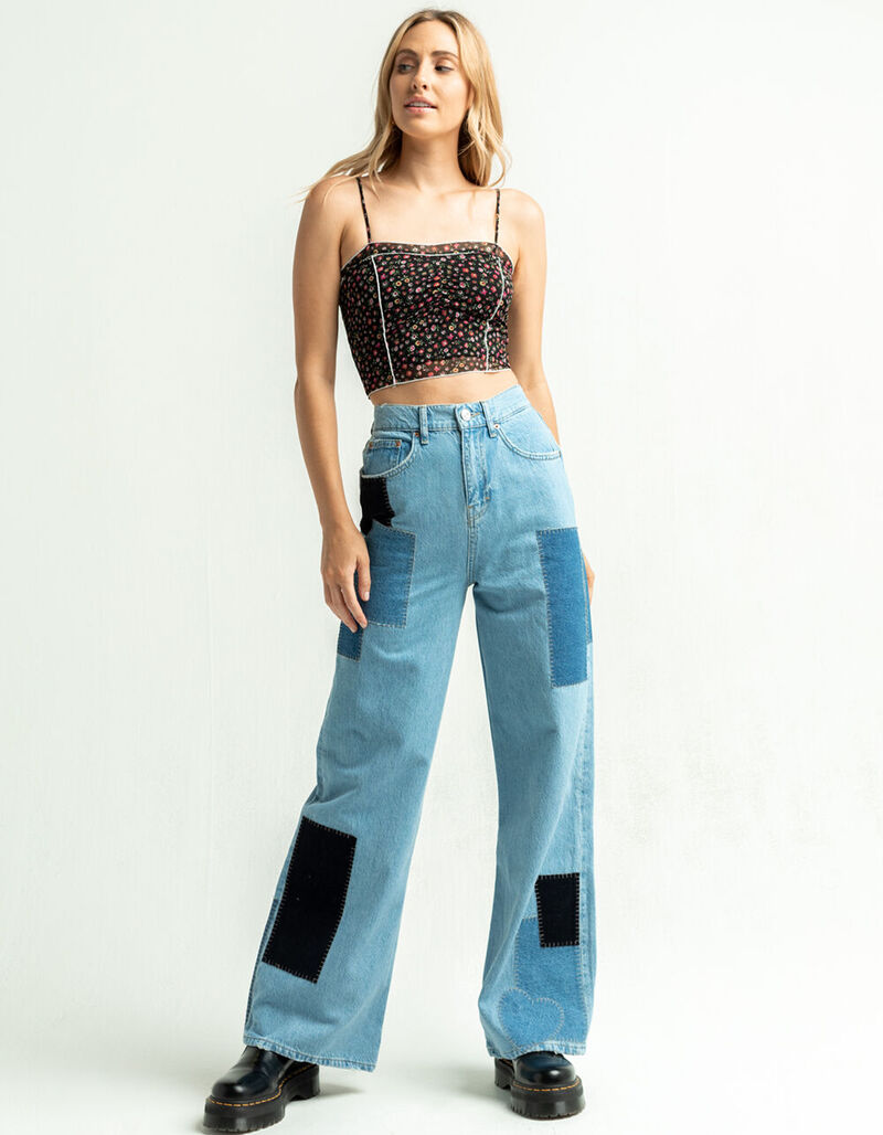 BDG Urban Outfitters Patchwork Womens Puddle Jeans LTWSH 397093590