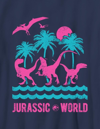 JURASSIC WORLD REBIRTH Raptor Island Unisex Kids Tee Alternative Image