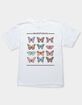 BUTTERFLY Mariposas Chart Unisex Kids Tee image number 1