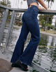 RSQ Womens High Rise Flare Jeans image number 9
