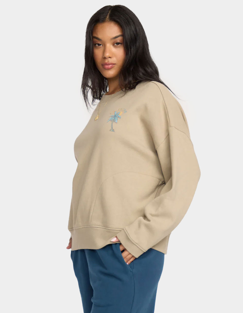 BILLABONG Palmin Camp Womens Crewneck Sweatshirt image number 3
