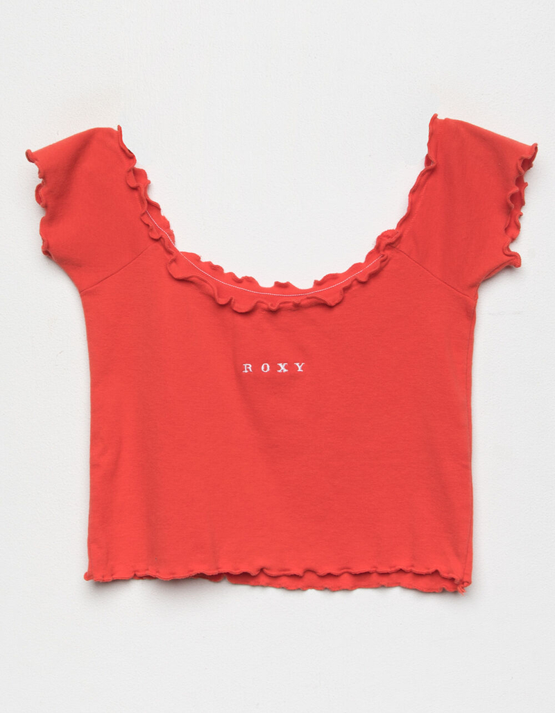 ROXY Roxy Met Girls Red Tee image number 0