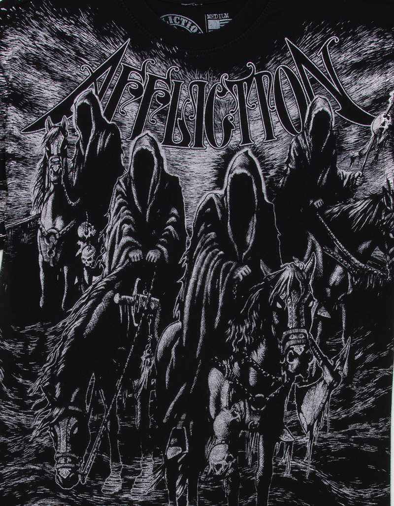 AFFLICTION Black Night Mens Tee image number 2