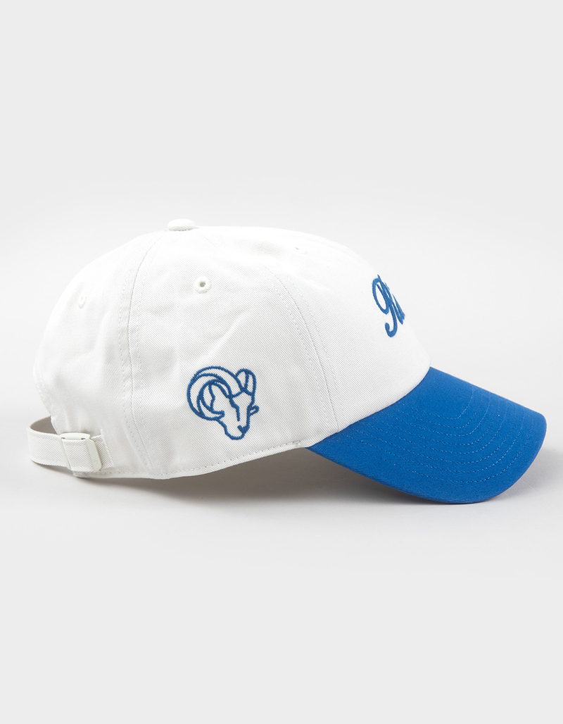 47 BRAND Los Angeles Rams Foundational '47 Clean Up Strapback Hat image number 3