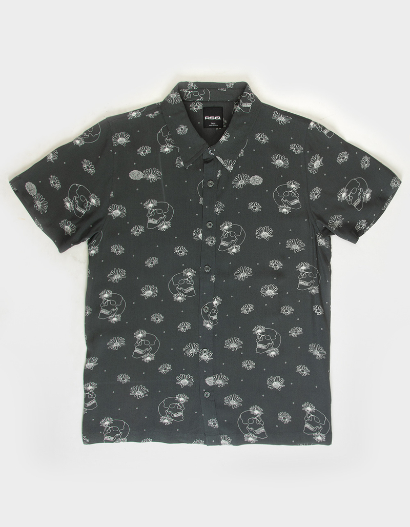 RSQ Boys Scribbleton Button Up Shirt image number 0