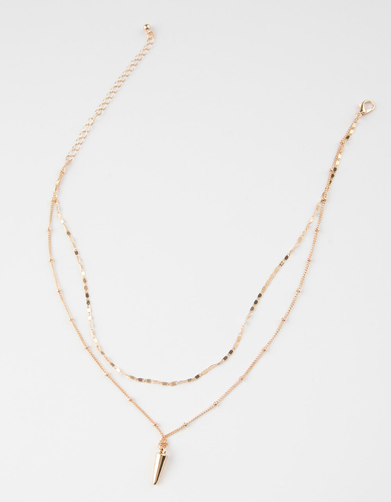 FULL TILT Layered Bar Necklace image number 0