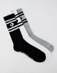 CONVERSE 3 Pack Chevron Stripe Mens Crew Socks image number 1