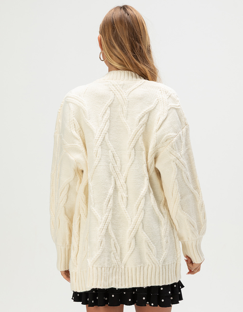 ACOA Womens Oversized Cardigan image number 3