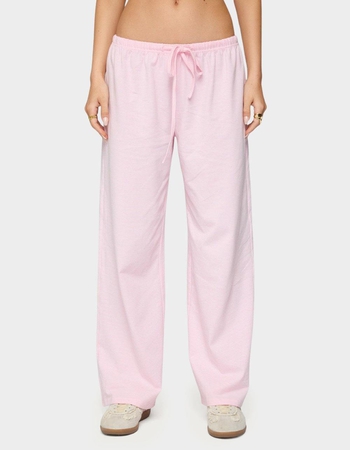 EDIKTED Petite Olivia Striped Loose Fit Pants Primary Image