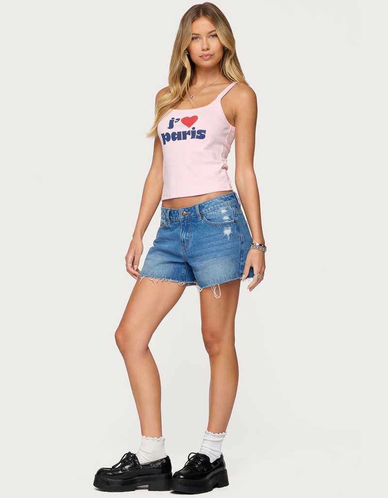 EDIKTED Love Paris Tank Top image number 2