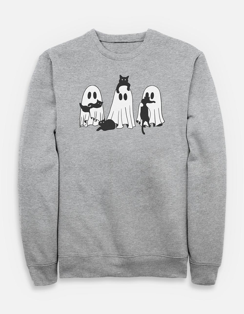 GHOST Black Cats And Ghosts Unisex Crewneck Sweatshirt image number 0