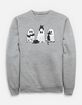 GHOST Black Cats And Ghosts Unisex Crewneck Sweatshirt image number 1