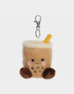 PALM PALS Boba Milk Tea Plush Bag Charm image number 1