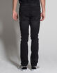 RSQ London Moto Black Mens Skinny Stretch Jeans image number 4