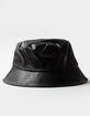 Faux Leather Bucket Hat image number 1