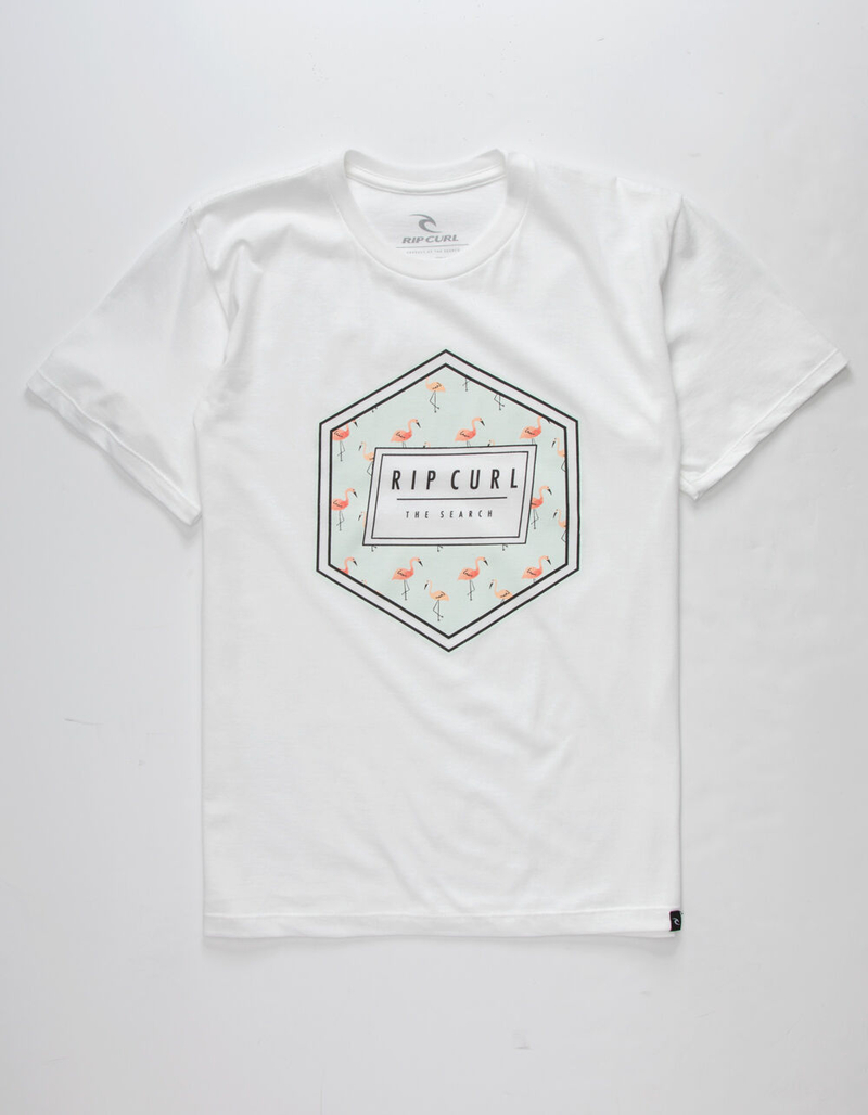 RIP CURL Mason Flamingos Boys T-Shirt image number 0