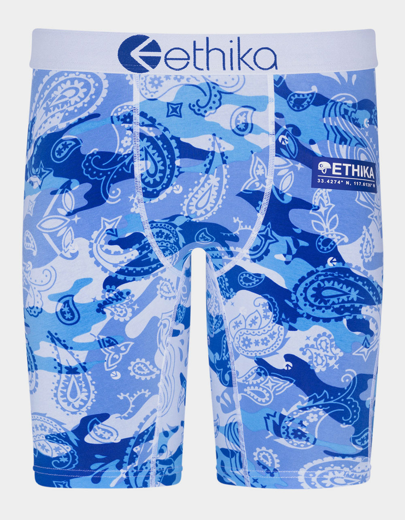 ETHIKA Tear Drop Camo Boys Boxer Briefs image number 0