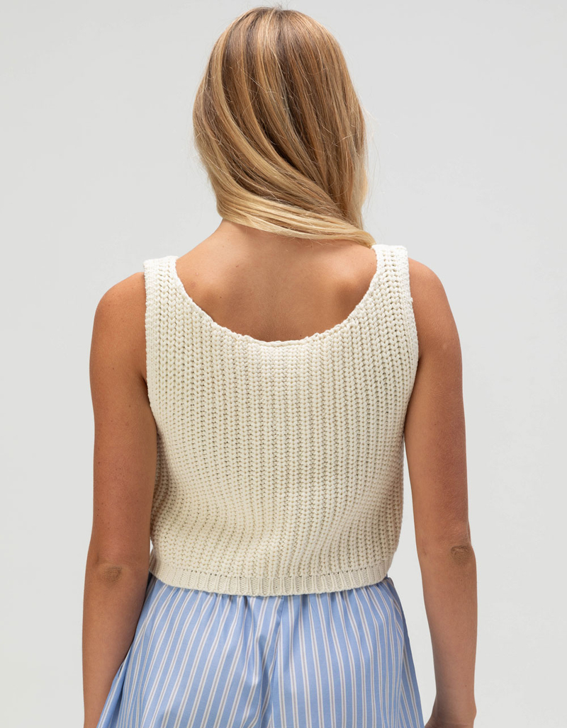 NOISY MAY Noel Womens V-Neck Sweater Vest image number 3