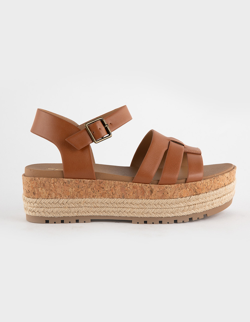 SODA Tabata Womens Platform Sandals image number 1