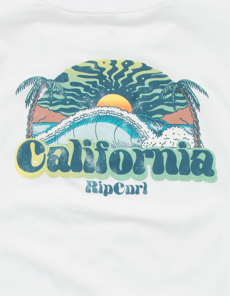 RIP CURL California Cosmic Barrel Mens T-Shirt image number 6